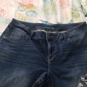 Maurices distressed jeggings